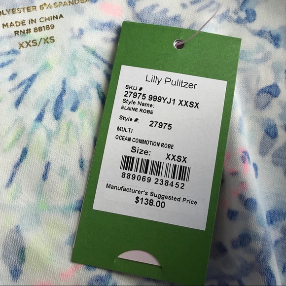 Lilly Pulitzer Colorful Patterned Robe - Picture 4 of 8